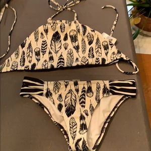 Reversible top Billabong girls bikini sz 14